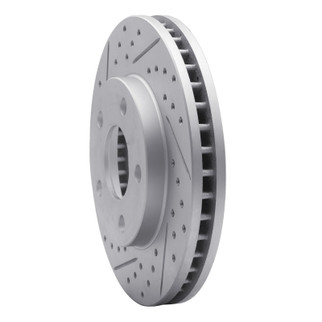 R1 90-97 Buick Lesabre Front Left Drilled & Slotted Geo-Carbon Rotor