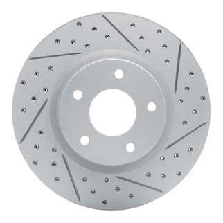 R1 13-25 Nissan Altima Front Right Drilled & Slotted Geo-Carbon Rotor