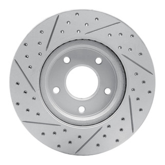 R1 13-25 Nissan Altima Front Right Drilled & Slotted Geo-Carbon Rotor