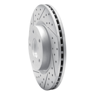 R1 13-25 Nissan Altima Front Left Drilled & Slotted Geo-Carbon Rotor