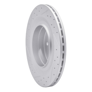 R1 10-18 Mercedes-Benz Cls63 AMG Rear Right Drilled & Slotted Geo-Carbon Rotor