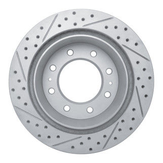 R1 19-25 Buick Envision Front Right Drilled & Slotted Geo-Carbon Rotor