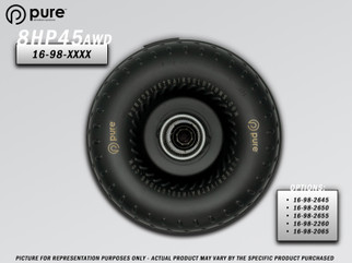 Pure Drivetrain 8HP45 High Performance Billet Race Torque Converter - 20/65 Stator - AWD