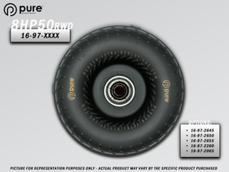 Pure Drivetrain 8HP50 High Performance Billet Race Torque Converter - 22/60 Stator - RWD