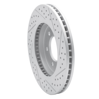 R1 02-06 Ford Expedition Front Left Drilled & Slotted Geo-Carbon Rotor