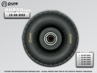 Pure Drivetrain 8HP50 High Performance Billet Race Torque Converter - 26/50 Stator - AWD