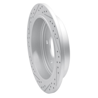 R1 97-04 Ford F-150 RWD Rear Right Drilled & Slotted Geo-Carbon Rotor