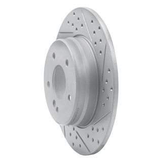 R1 94-11 Mercedes-Benz Clk320 Rear Right Drilled & Slotted Geo-Carbon Rotor