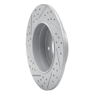 R1 94-11 Mercedes-Benz Clk320 Rear Right Drilled & Slotted Geo-Carbon Rotor