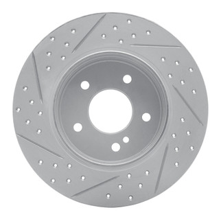 R1 94-11 Mercedes-Benz Clk320 Rear Right Drilled & Slotted Geo-Carbon Rotor