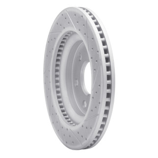 R1 07-17 Buick Enclave Front Left Drilled & Slotted Geo-Carbon Rotor