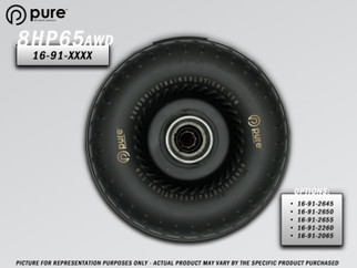 Pure Drivetrain 8HP65 High Performance Billet Race Torque Converter - 22/60 Stator - AWD