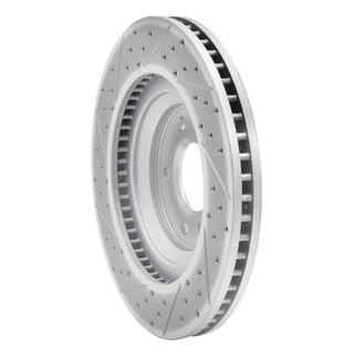 R1 06-16 Buick Allure Front Right Drilled & Slotted Geo-Carbon Rotor