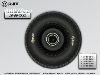 Pure Drivetrain 8HP70 High Performance Billet Race Torque Converter - 22/60 Stator - AWD