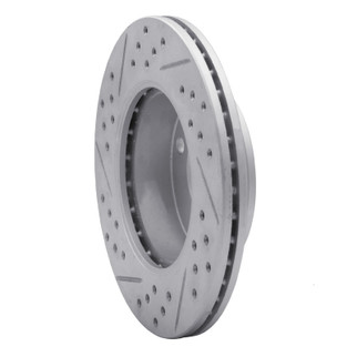 R1 03-06 Dodge Verna (Mexico) Front Right Drilled & Slotted Geo-Carbon Rotor