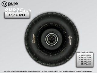 Pure Drivetrain 8HP75 High Performance Billet Race Torque Converter - 20/65 Stator - AWD
