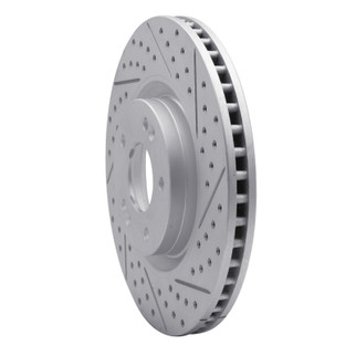R1 11-25 Hyundai Tucson Front Right Drilled & Slotted Geo-Carbon Rotor