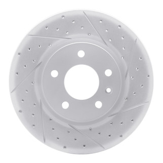 R1 11-25 Buick Lacrosse Front Right Drilled & Slotted Geo-Carbon Rotor