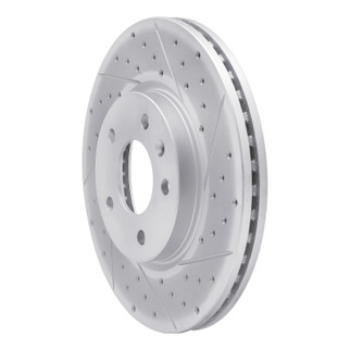 R1 11-25 Buick Lacrosse Front Right Drilled & Slotted Geo-Carbon Rotor
