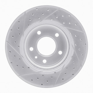 R1 11-25 Buick Lacrosse Front Right Drilled & Slotted Geo-Carbon Rotor