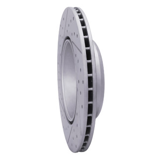 R1 13-21 BMW 435i Rear Right Drilled & Slotted Geo-Carbon Rotor