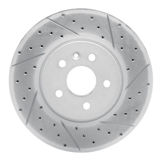 R1 13-22 Buick Encore Front Right Drilled & Slotted Geo-Carbon Rotor