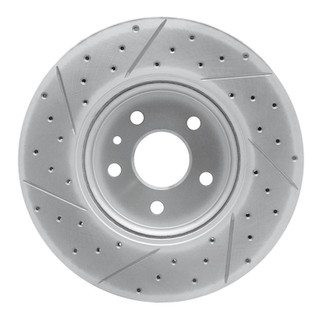 R1 13-22 Buick Encore Front Right Drilled & Slotted Geo-Carbon Rotor