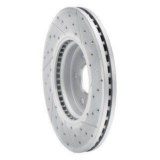 R1 13-22 Buick Encore Front Left Drilled & Slotted Geo-Carbon Rotor