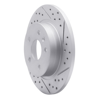 R1 11-22 Buick Encore Rear Right Drilled & Slotted Geo-Carbon Rotor