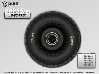 Pure Drivetrain 8HP95 High Performance Billet Race Torque Converter - 26/45 Stator - AWD