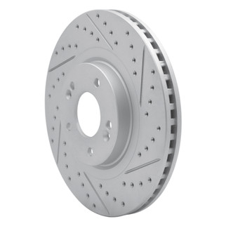 R1 15-20 Kia Sorento Front Right Drilled & Slotted Geo-Carbon Rotor