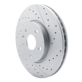 R1 10-25 Buick Allure Front Right Drilled & Slotted Geo-Carbon Rotor