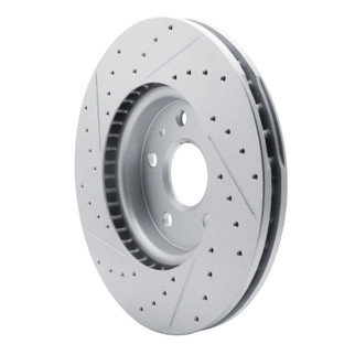 R1 10-25 Buick Allure Front Right Drilled & Slotted Geo-Carbon Rotor