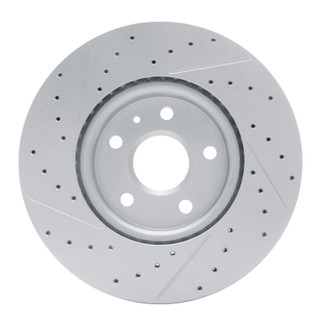 R1 10-25 Buick Allure Front Right Drilled & Slotted Geo-Carbon Rotor