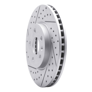 R1 10-25 Buick Regal Front Left Drilled & Slotted Geo-Carbon Rotor