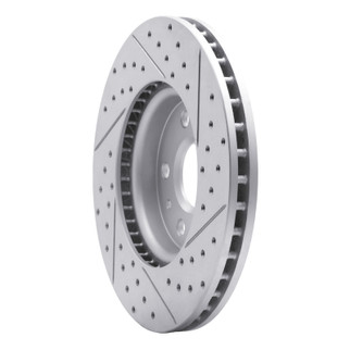 R1 10-25 Buick Regal Front Left Drilled & Slotted Geo-Carbon Rotor