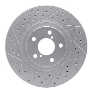 R1 04-25 Scion FR-S Front Left Drilled & Slotted Geo-Carbon Rotor