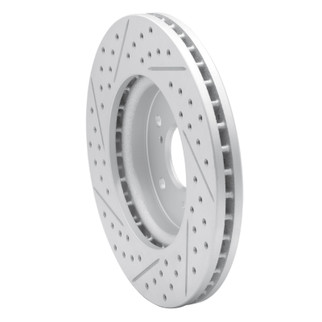 R1 07-16 Acura Rdx Front Right Drilled & Slotted Geo-Carbon Rotor