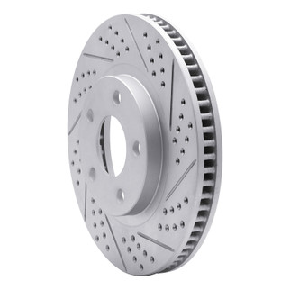R1 97-05 Buick Park Avenue Front Right Drilled & Slotted Geo-Carbon Rotor