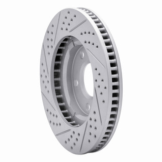 R1 97-05 Buick Park Avenue Front Right Drilled & Slotted Geo-Carbon Rotor