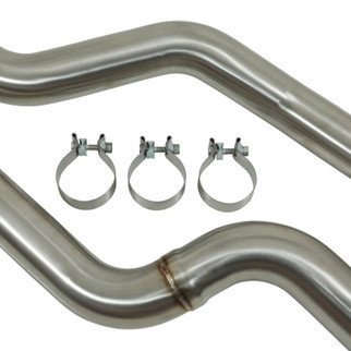 Dinan 16-18 BMW 340i Stainless Steel 3.25in High Flow Mid-Pipe