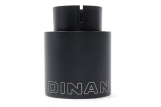 Dinan Double-Walled 4in Clamp-On Exhaust Tip - Black - 4in Outlet / 3in Inlet