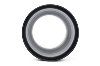 Dinan Double-Walled 4in Clamp-On Exhaust Tip - Black - 4in Outlet / 3in Inlet