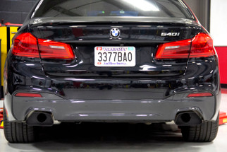 Dinan 17-23 BMW 540i Freeflow Axleback Exhaust System -Black