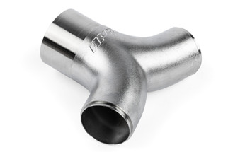 APR Cast Stainless Steel Y Splitter - 76mm (3in) to Dual 63.5mm (2.5in)