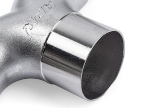 APR Cast Stainless Steel T Splitter - 76mm (3in) to Dual 63.5mm (2.5in)