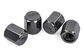 APR Valve Stem Caps - Gunmetal - Set of 4