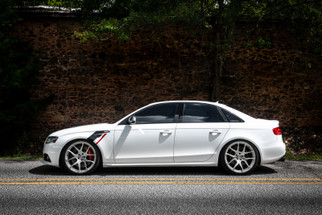 APR Sideburn Sticker - Silver/Black