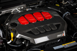 APR 22-26 Audi A3 Quattro Engine Cover Gloss - Carbon Fiber Twill