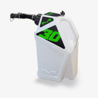 Matrix Concepts M3 0.3 Gallon Utility Can White-Green